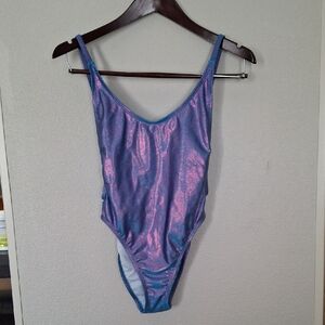 New Shimmering Blue and Pink Swimsuit